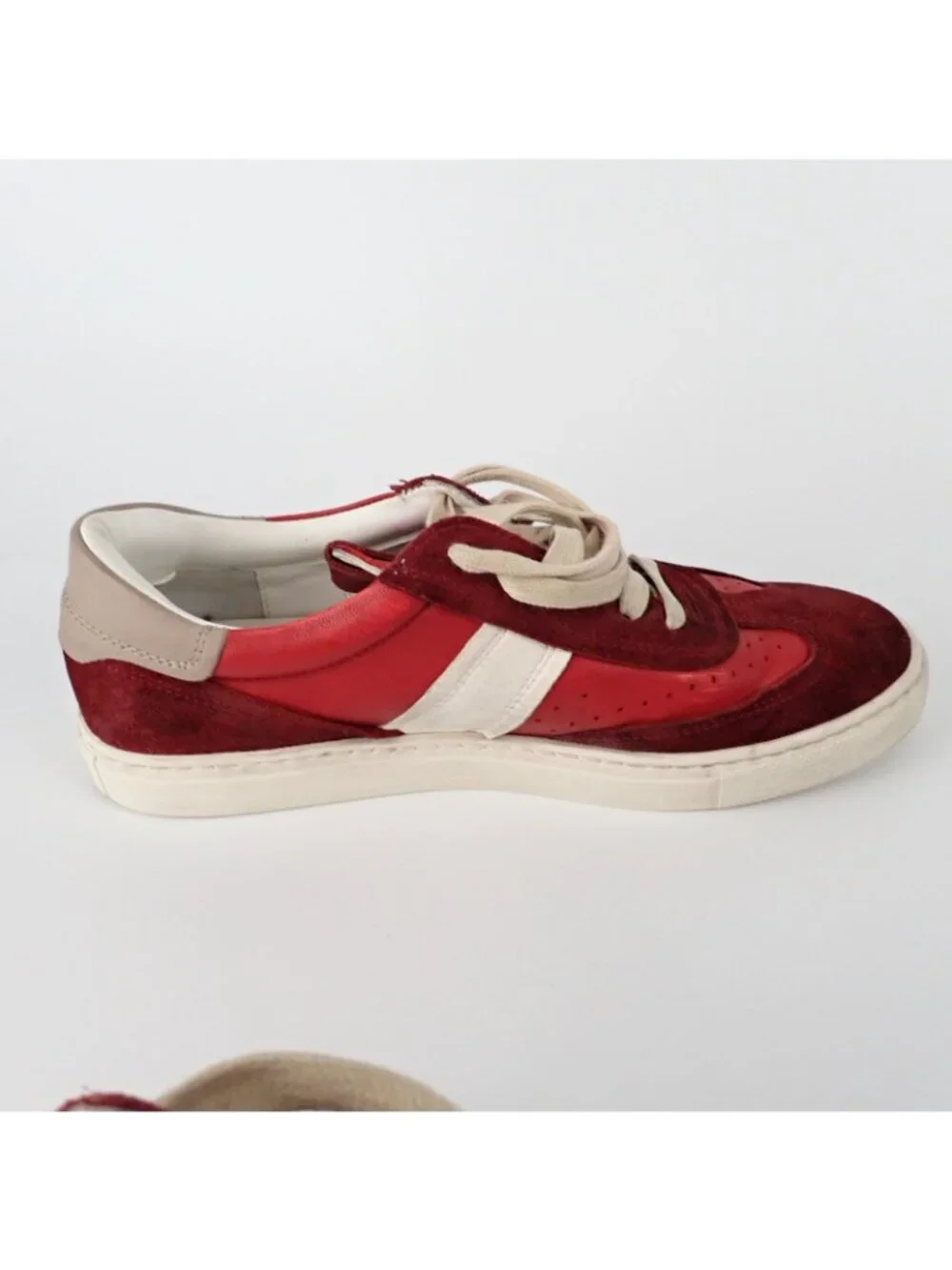 GREATS Brooklyn “The Charlie” Red Suede Sneakers – Men’s 9 - Picture 5 of 8